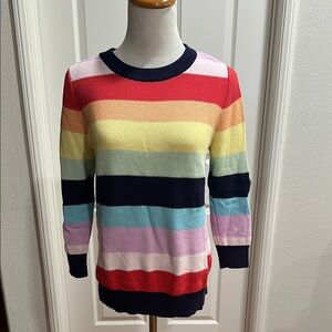Halogen x Atlantic-Pacific Rainbow Sweater